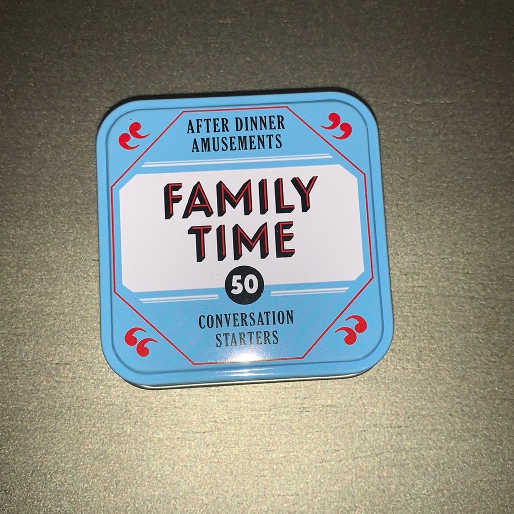 Family Time after dinner amusements